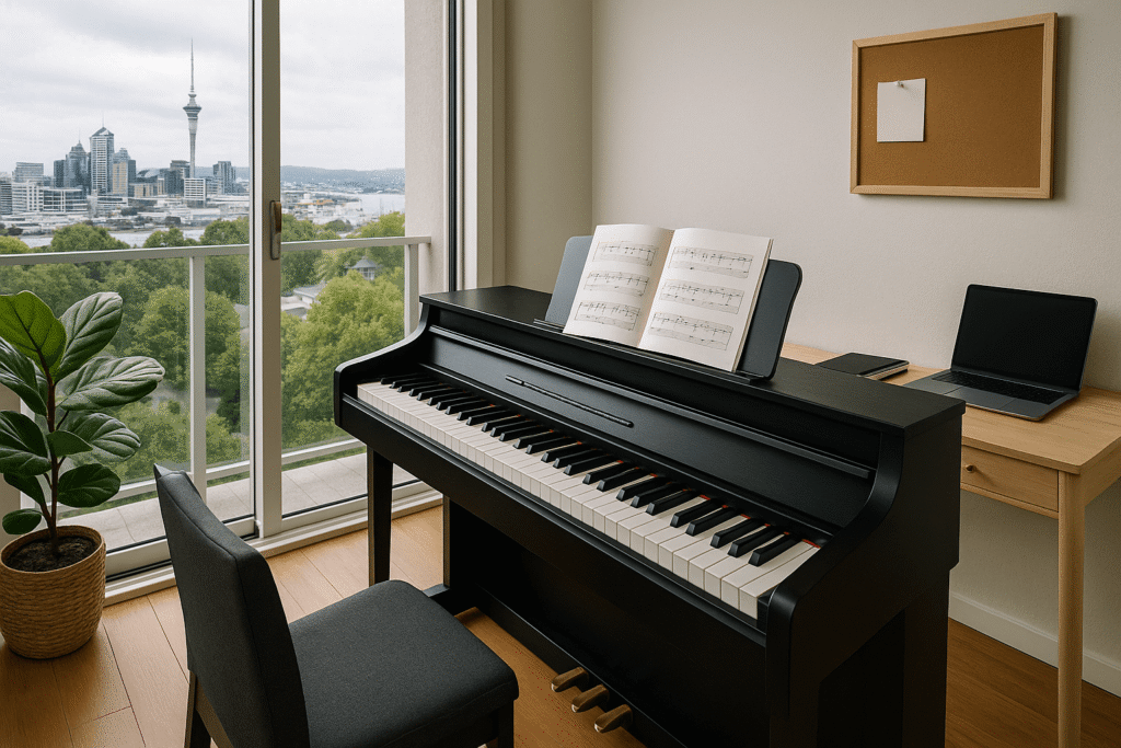 first piano lesson