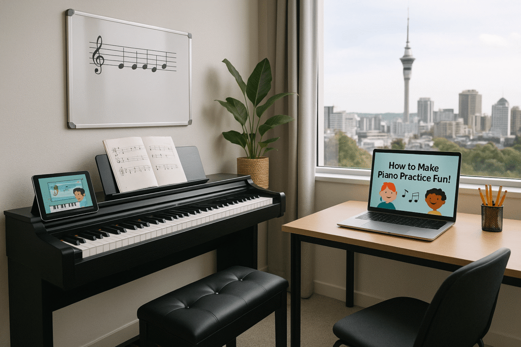 how to make piano practice fun